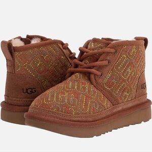 UGG Neumel II Graphic Stitch Chukka Boot Sz 4